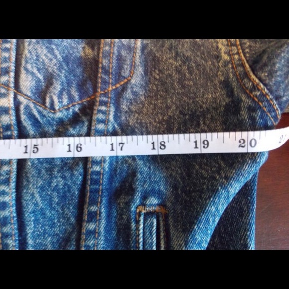 1980s Vintage Levi Jean Trucker Jacket Size Small - Picture 2 of 5